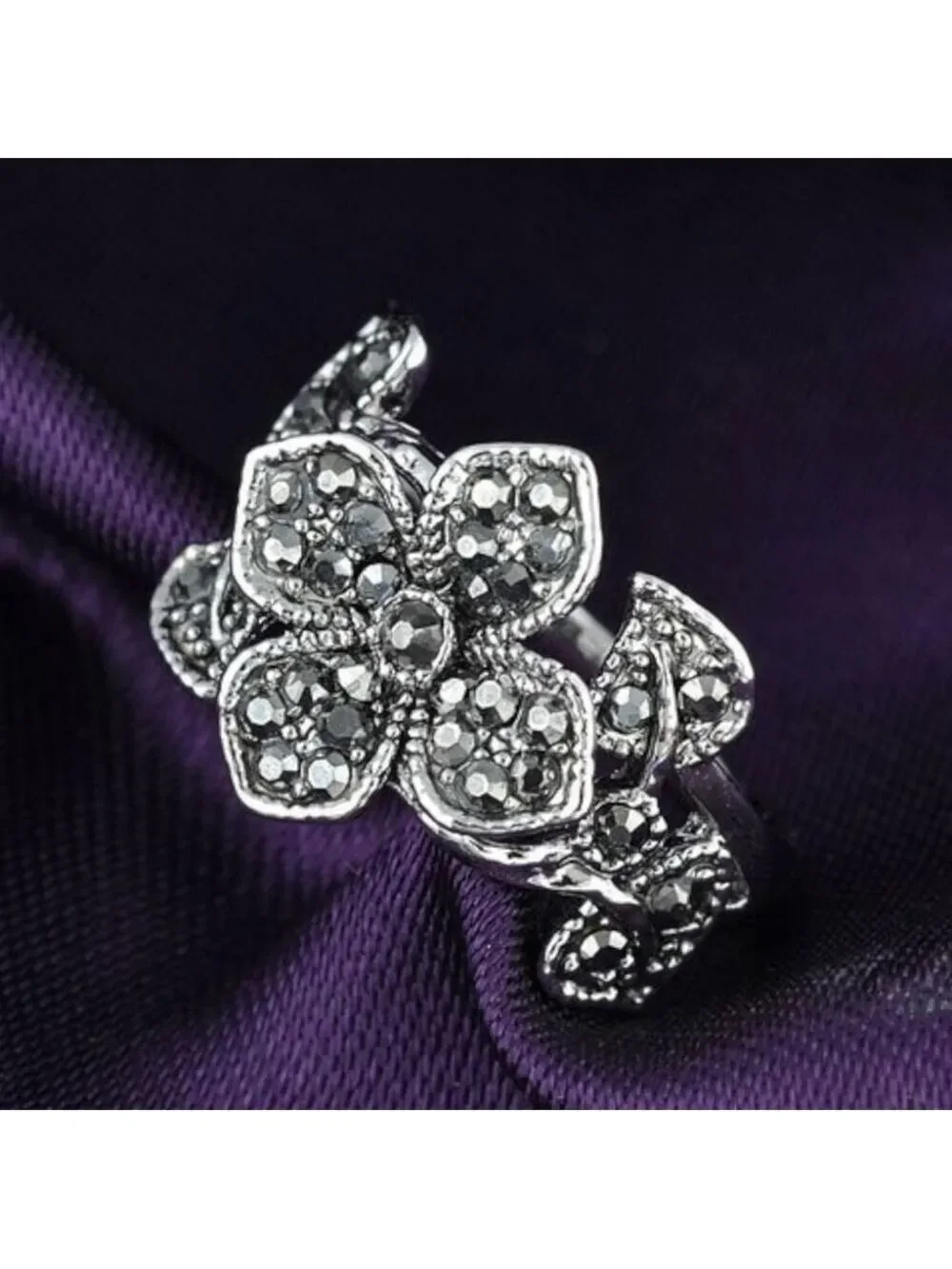 Vintage Style Marcasite Ring